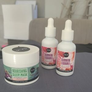 Oh K Illuminating Serum and Nourishing Sleep Mask Set.  Used Perhaps Once